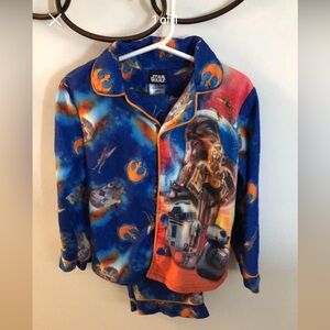 Boys Disney Star Wars Flannel Pajamas - Size 6